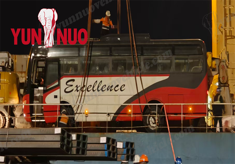 Shandong Yunnuo a utilis&eacute; des bus Yutong ZK6932D exp&eacute;di&eacute;s au Zimbabwe副本
