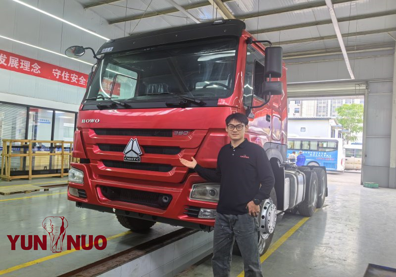 Tracteur d'occasion HOWO prêt pour le marché de la RDC Congo 