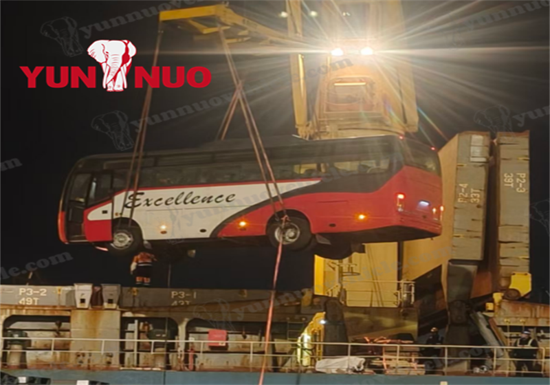 Shandong Yunnuo a utilisé des bus Yutong ZK6932D expédiés au Zimbabwe