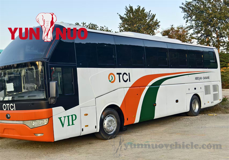 Le bus Yutong ZK6127HOC9 à destination de la Côte d'Ivoire a été entièrement rénové